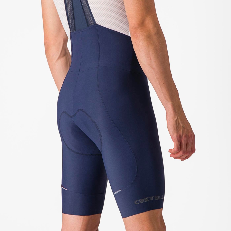 Castelli ESPRESSO Men Bib Shorts Blue | UIYQ96427