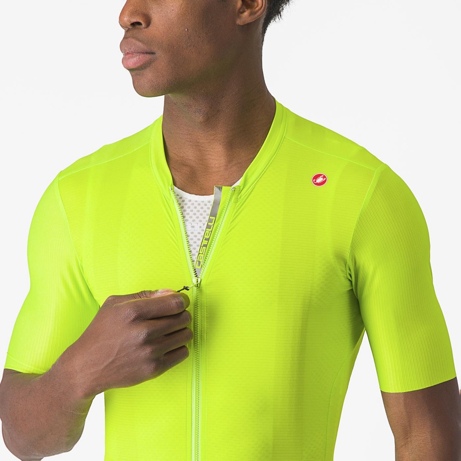 Castelli ESPRESSO Men Jersey Light Green / Deep Green | QEDG45230