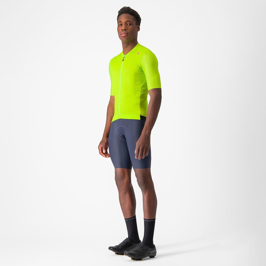 Castelli ESPRESSO Men Jersey Light Green / Deep Green | QEDG45230