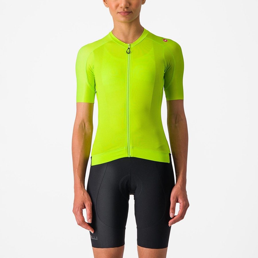 Castelli ESPRESSO W Women Jersey Light Green / Deep Green | GKLP02874