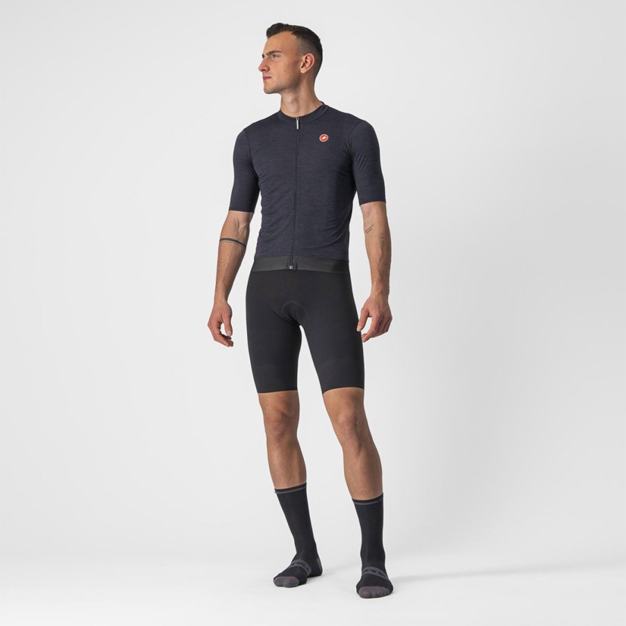 Castelli ESSENZA Men Jersey Black | ZLVR87456