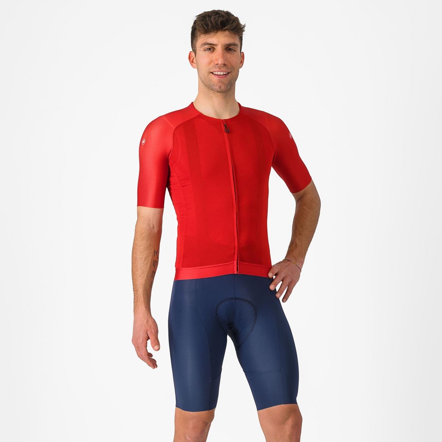 Castelli FREE AERO RC Men Bib Shorts Blue | EOAK26054