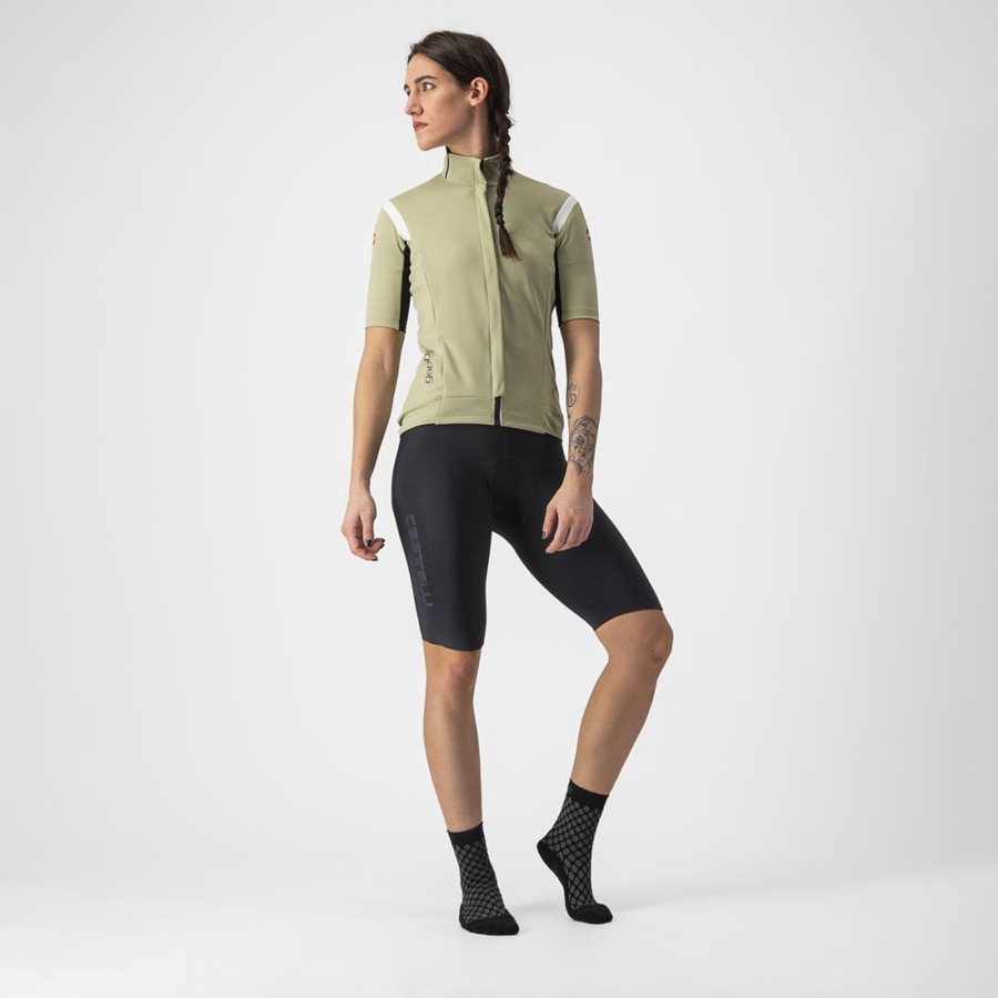 Castelli GABBA RoS 2 W Women Jackets Green | RWDB75809