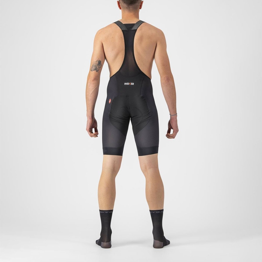 Castelli INSIDER 2 Men Bib Shorts Black | FESP80729