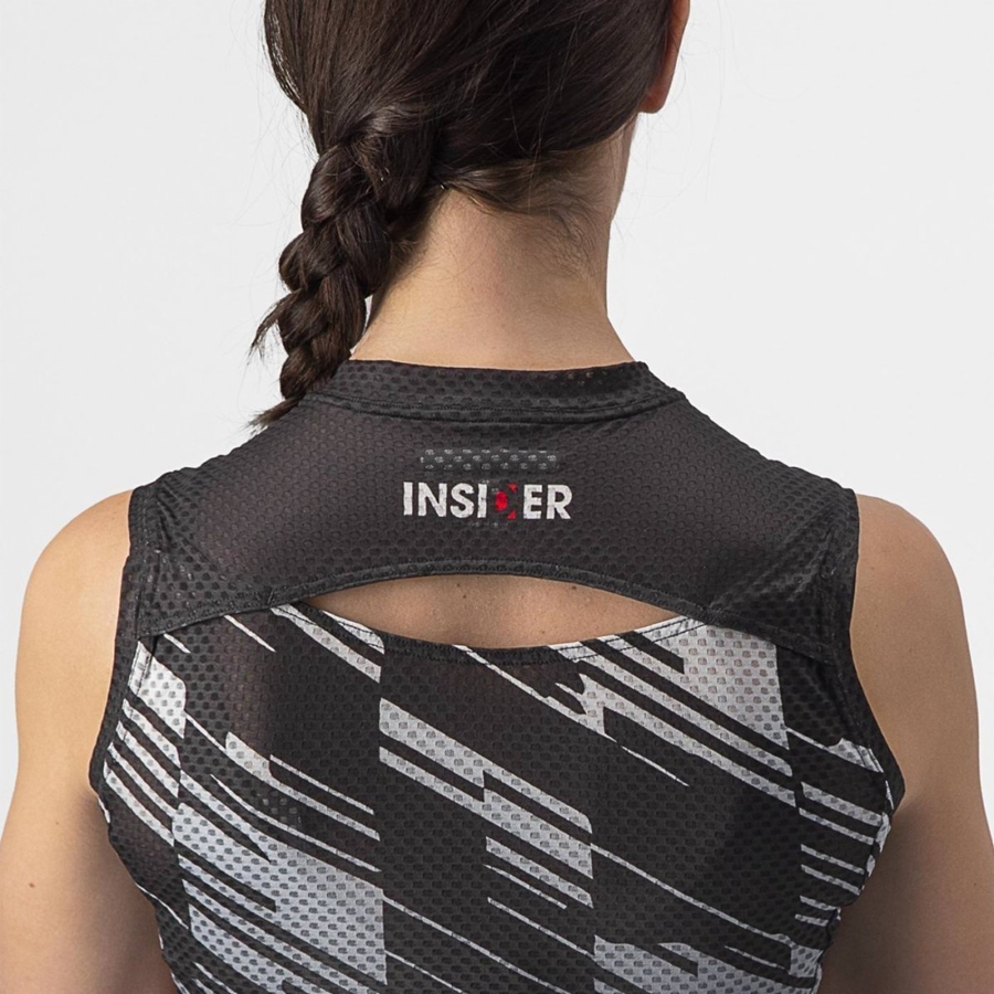 Castelli INSIDER W SLEEVELESS Women Jersey Black | IKVM26073