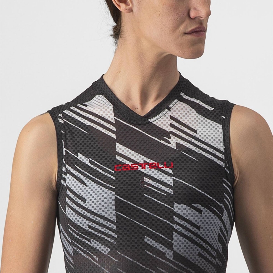 Castelli INSIDER W SLEEVELESS Women Jersey Black | IKVM26073