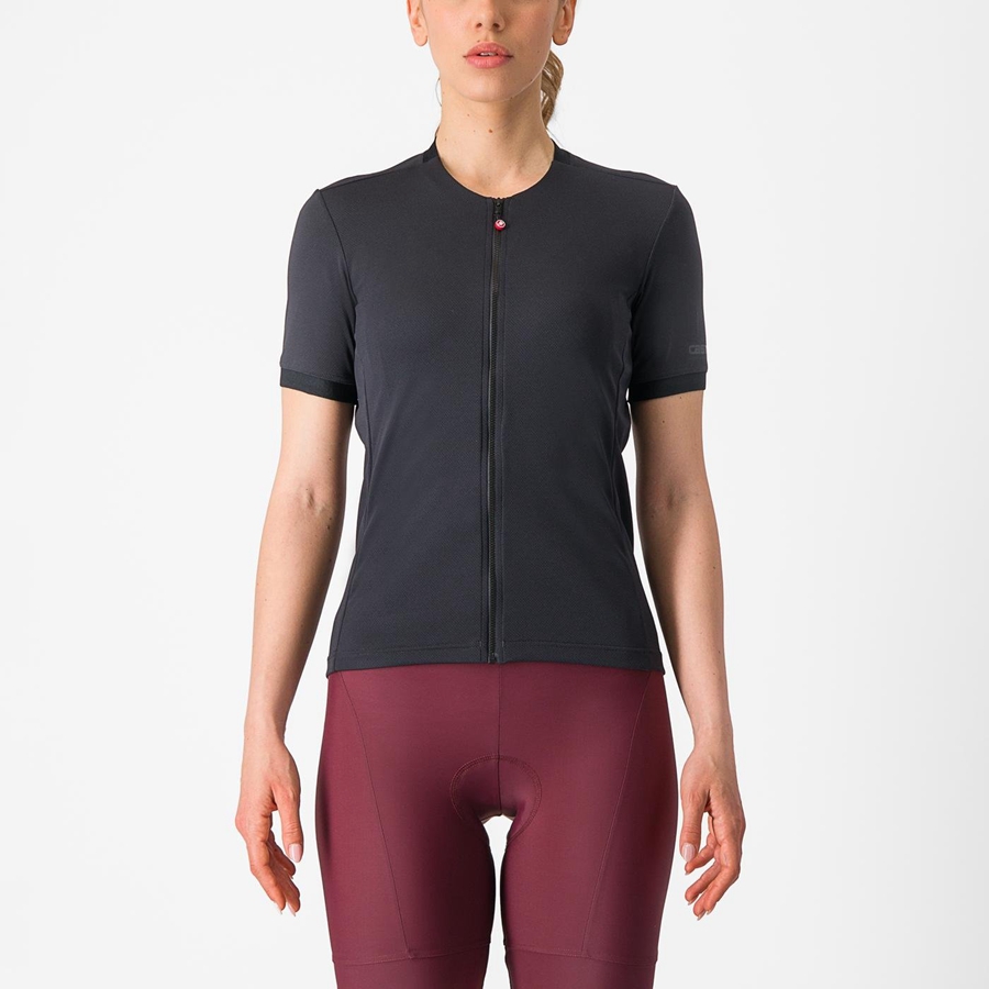 Castelli LIBERA Women Jersey Black | RAUZ63790