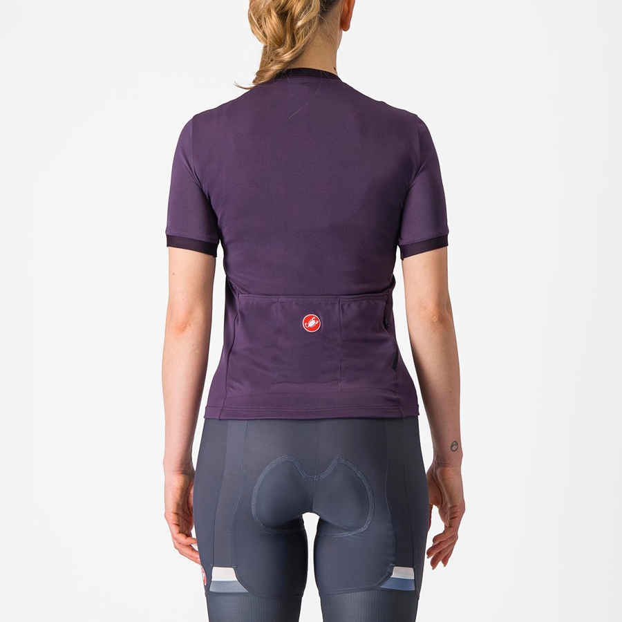 Castelli LIBERA Women Jersey Purple | MBLU97586