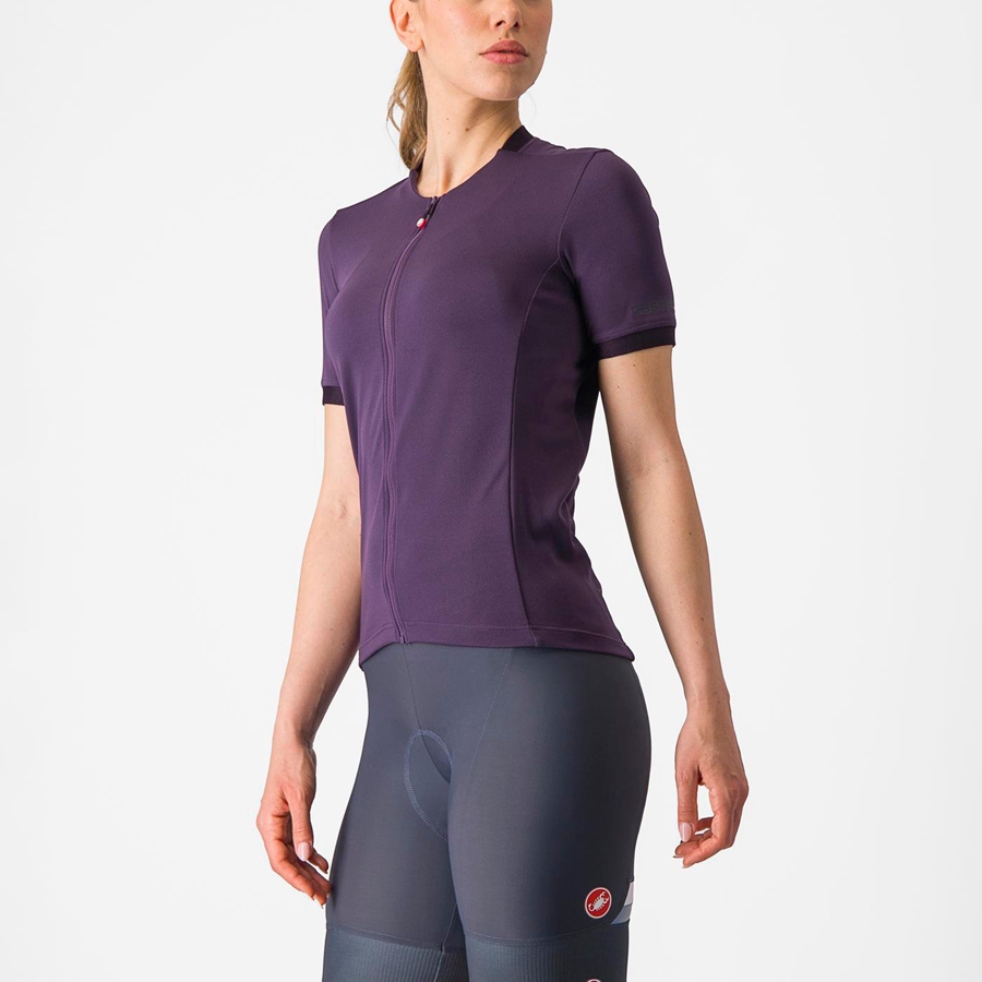 Castelli LIBERA Women Jersey Purple | MBLU97586