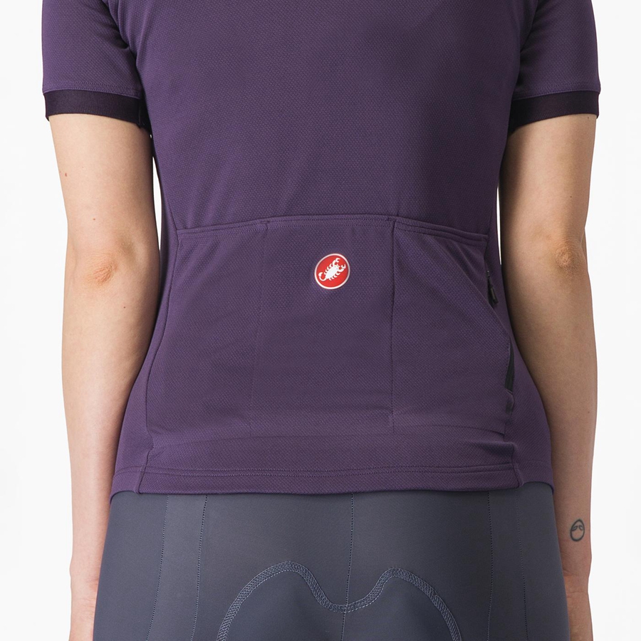 Castelli LIBERA Women Jersey Purple | MBLU97586