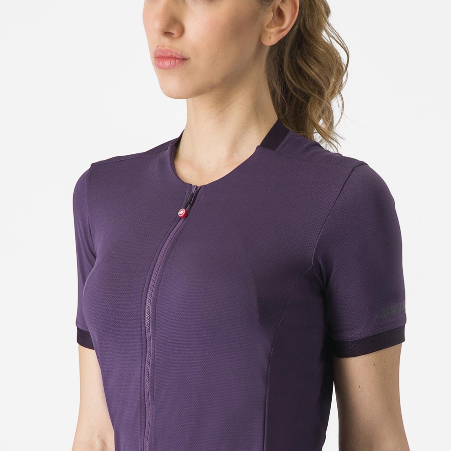 Castelli LIBERA Women Jersey Purple | MBLU97586