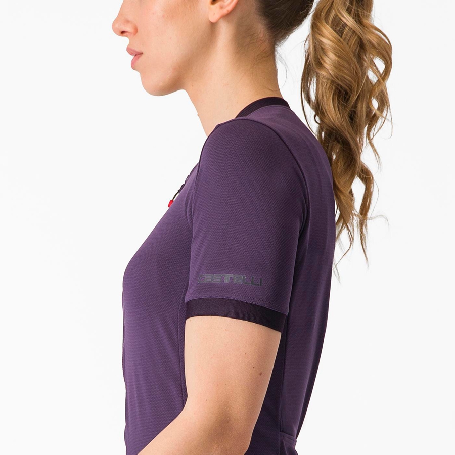 Castelli LIBERA Women Jersey Purple | MBLU97586