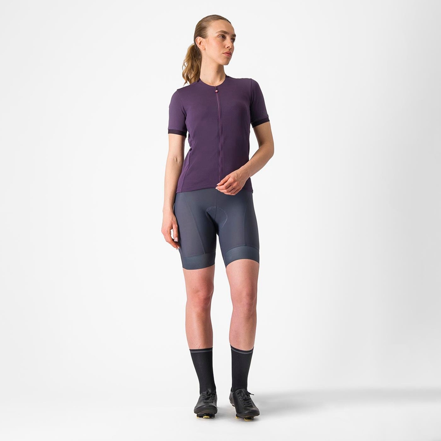 Castelli LIBERA Women Jersey Purple | MBLU97586