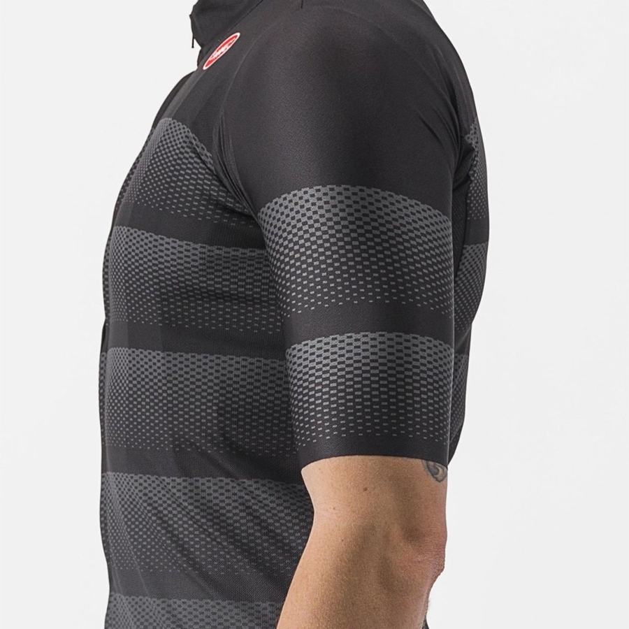 Castelli LIVELLI Men Jersey Black | VQZG07325