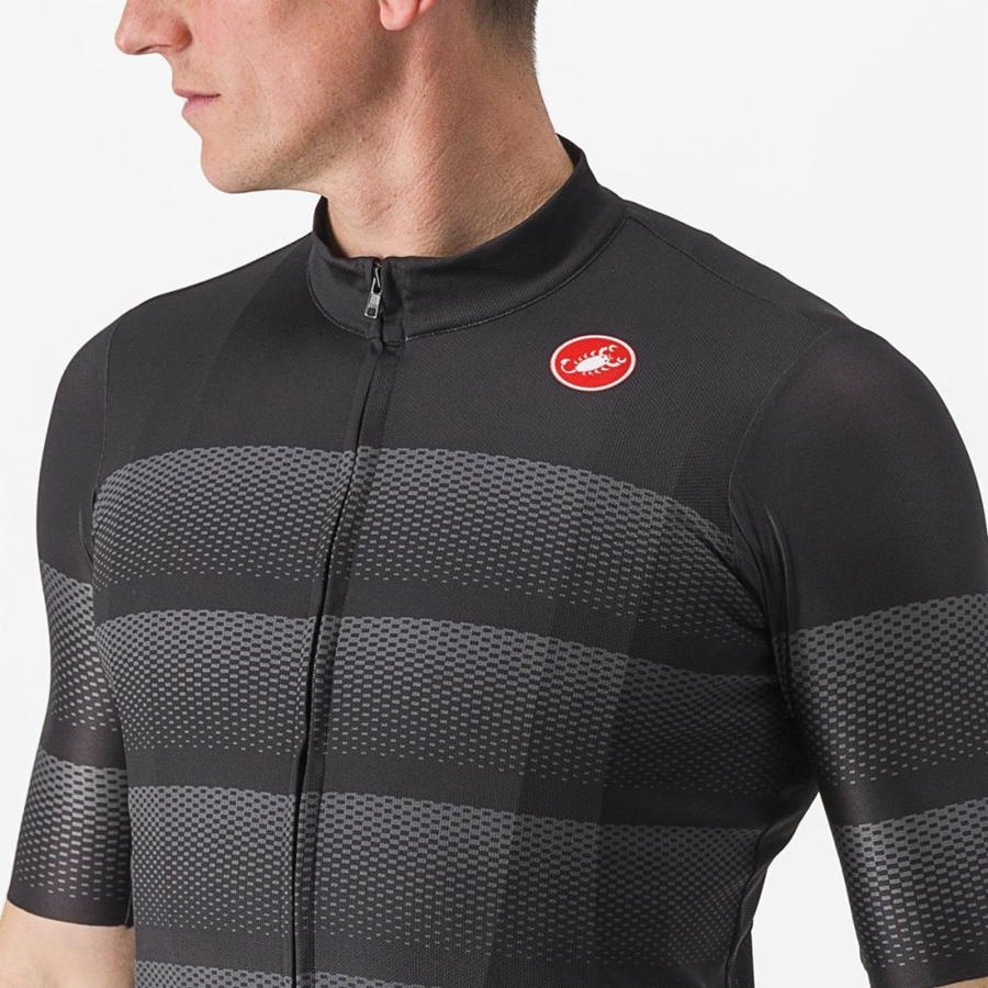 Castelli LIVELLI Men Jersey Black | VQZG07325