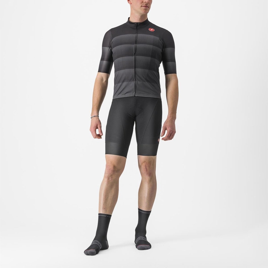 Castelli LIVELLI Men Jersey Black | VQZG07325