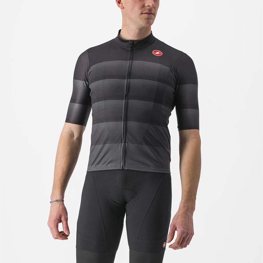 Castelli LIVELLI Men Jersey Black | VQZG07325