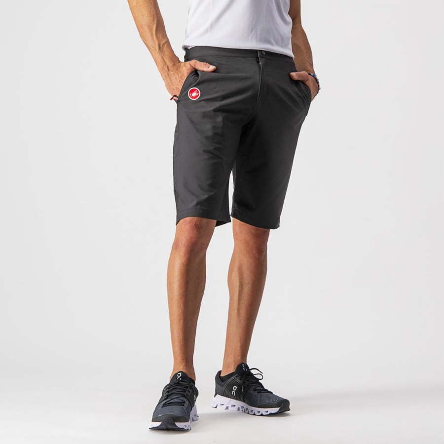 Castelli MILANO Men Shorts Black | XLRN06879