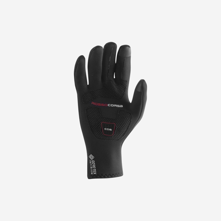 Castelli PERFETTO MAX Men Gloves Black | SAEZ76492