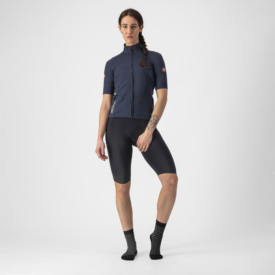 Castelli PERFETTO RoS 2W WIND Women Jackets Blue | KZTB48531