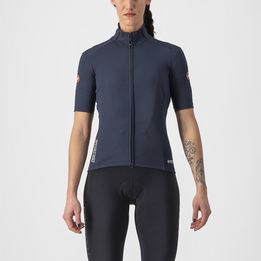 Castelli PERFETTO RoS 2W WIND Women Jackets Blue | KZTB48531