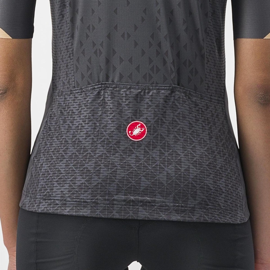 Castelli PEZZI Women Jersey Dark Grey | WDNT52973