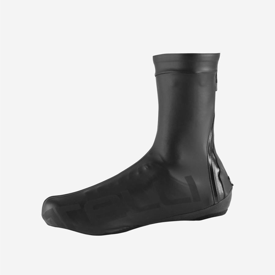 Castelli PIOGGERELLA Men Shoecovers Black | CBNP92186