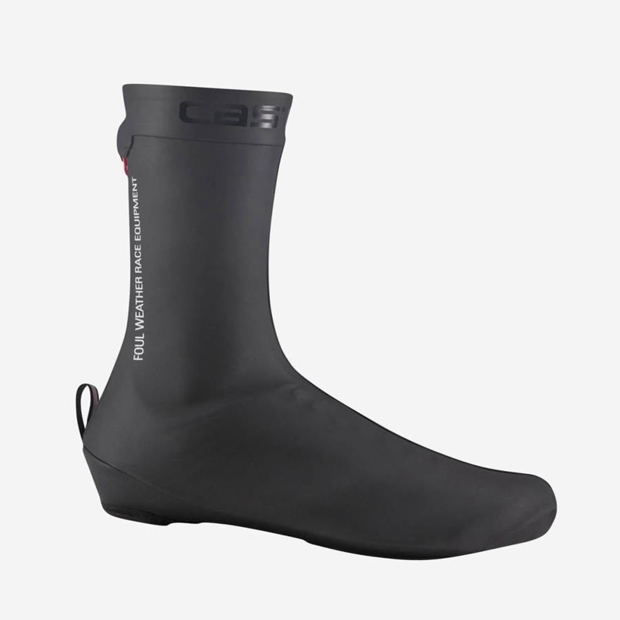 Castelli PIOGGIA 4 Men Shoecovers Black | VKET08759