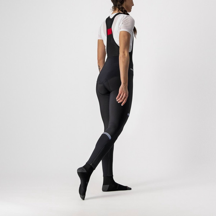 Castelli POLARE W Women Bib Tights Black | BRKO38190