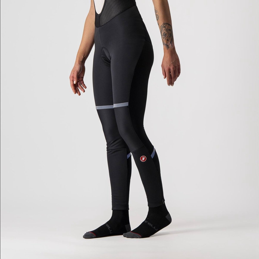 Castelli POLARE W Women Bib Tights Black | BRKO38190