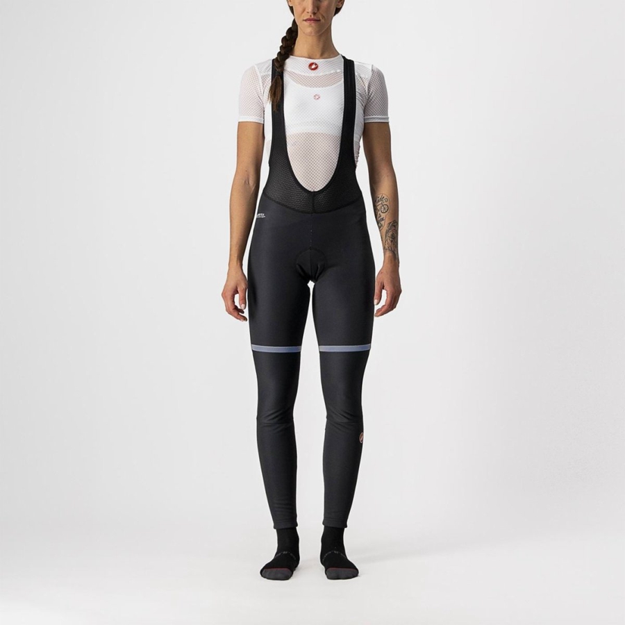 Castelli POLARE W Women Bib Tights Black | BRKO38190