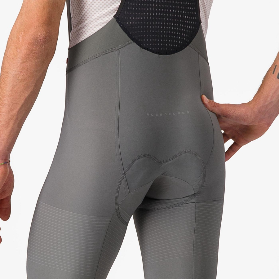 Castelli PREMIO Men Bib Shorts Grey | CMIG45738