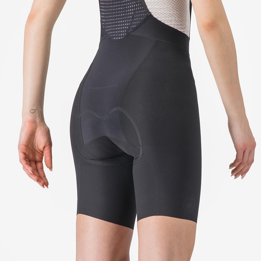 Castelli PREMIO W Women Bib Shorts Black | XDSN31960