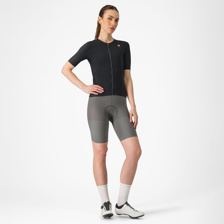 Castelli PREMIO W Women Bib Shorts Grey | NYJS31724