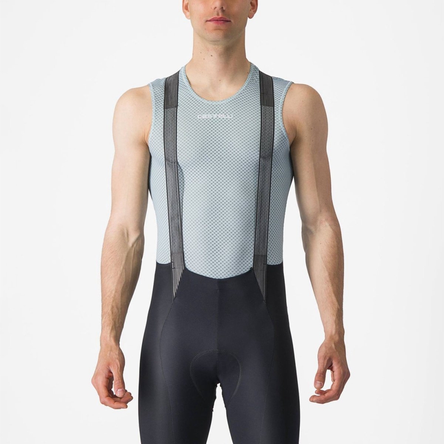 Castelli PRO MESH 2.0 SLEEVELESS Men Base Layer Blue | UOSZ68510