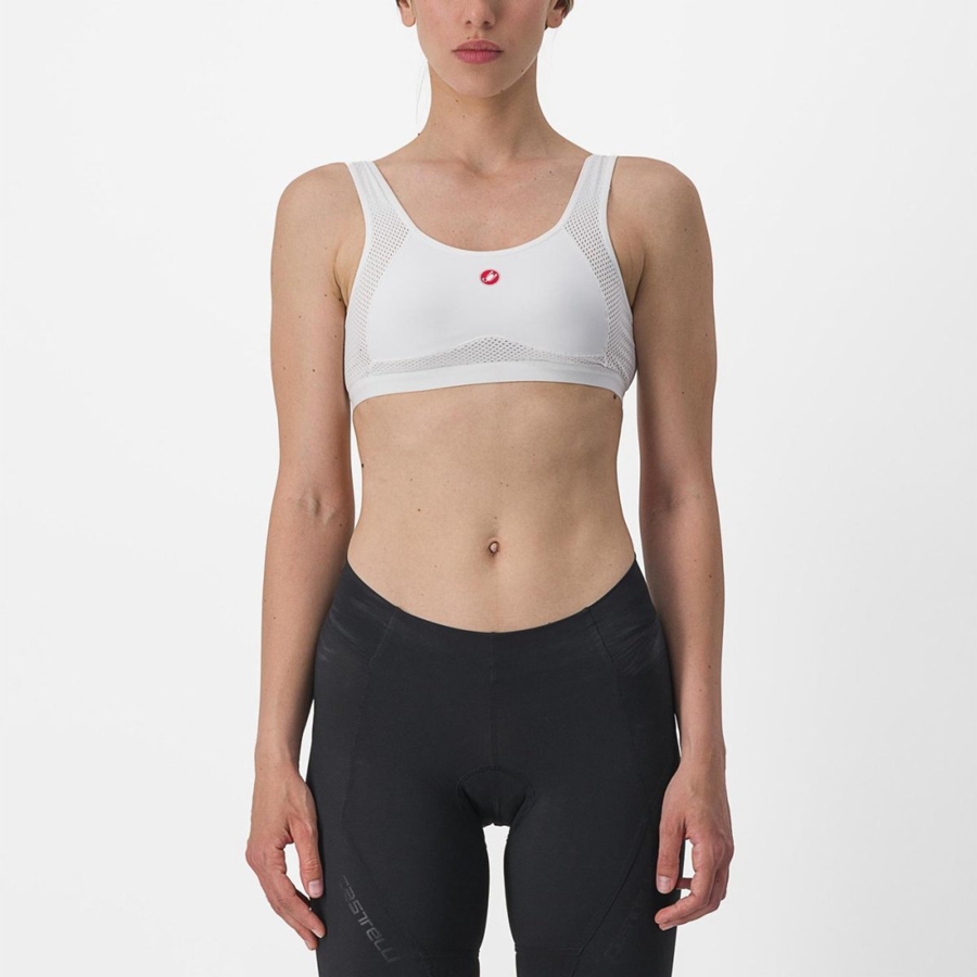 Castelli ROSSO CORSA BRA Women Base Layer White | VQYC12780