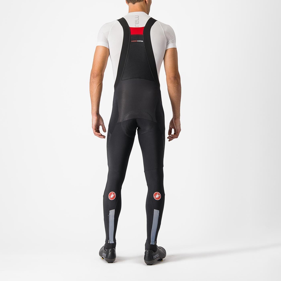 Castelli SORPASSO RoS Men Bib Tights Black | RZLW89503