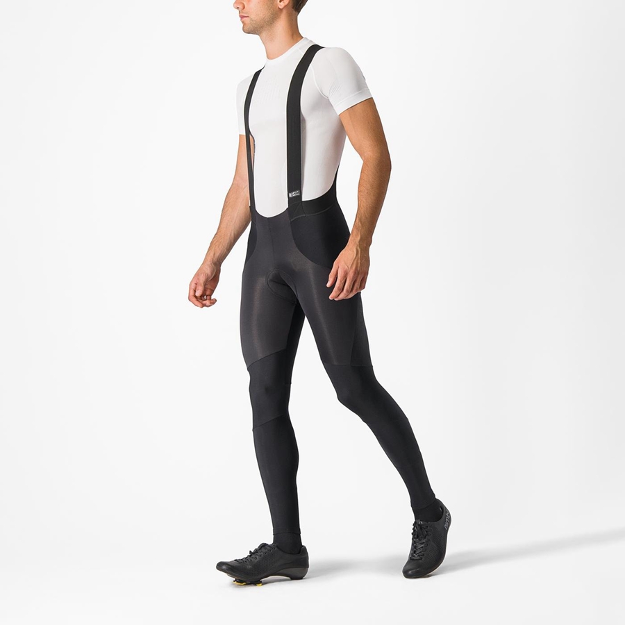 Castelli SORPASSO RoS Men Bib Tights Black | RZLW89503