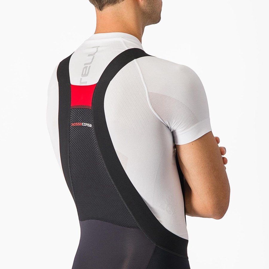 Castelli SORPASSO RoS Men Bib Tights Black | RZLW89503