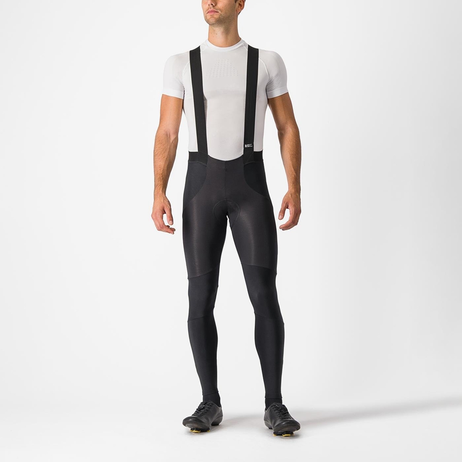 Castelli SORPASSO RoS Men Bib Tights Black | RZLW89503