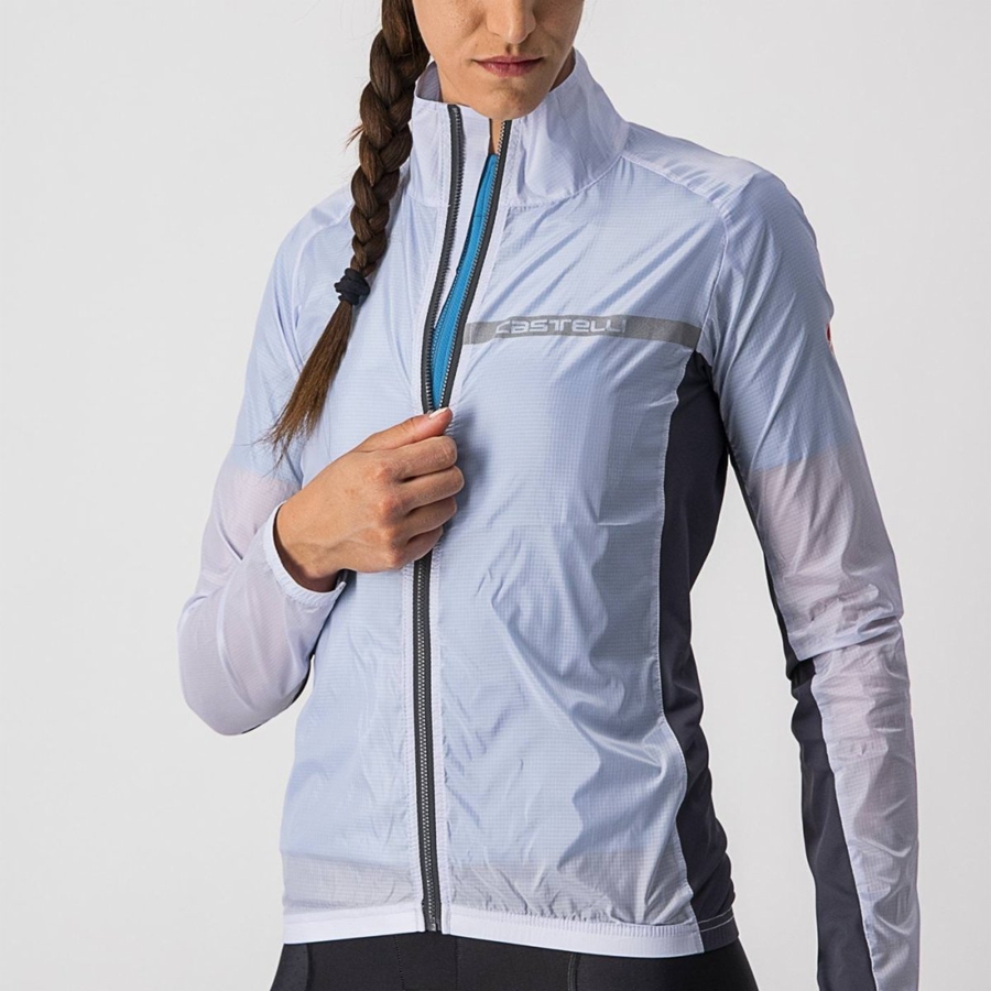 Castelli SQUADRA STRETCH W Women Protection Silver Grey / Dark Grey | HYIP46329