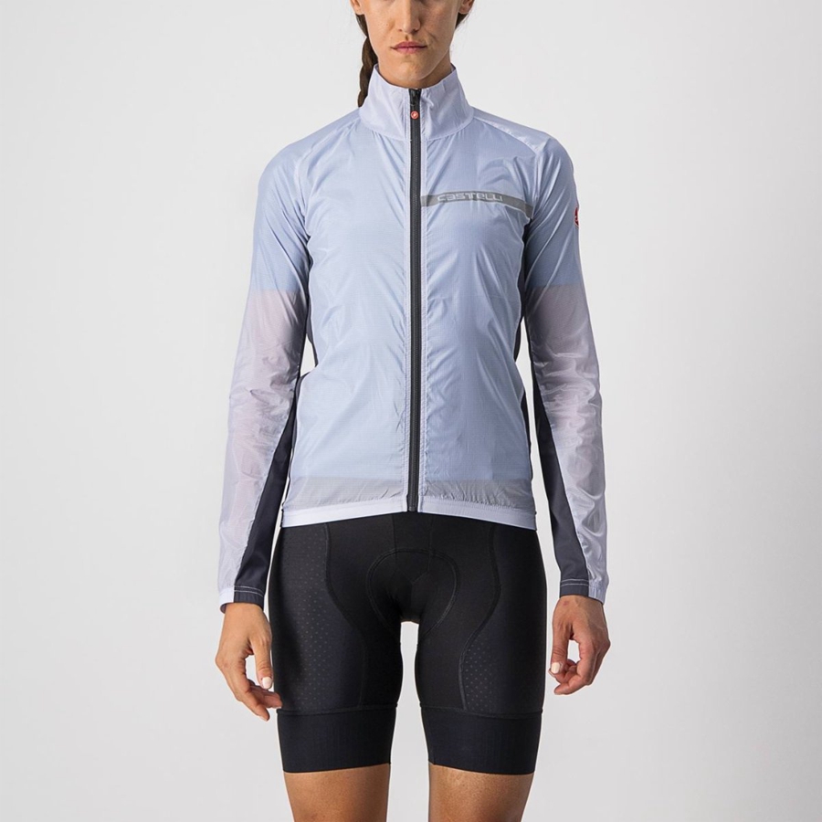 Castelli SQUADRA STRETCH W Women Protection Silver Grey / Dark Grey | HYIP46329