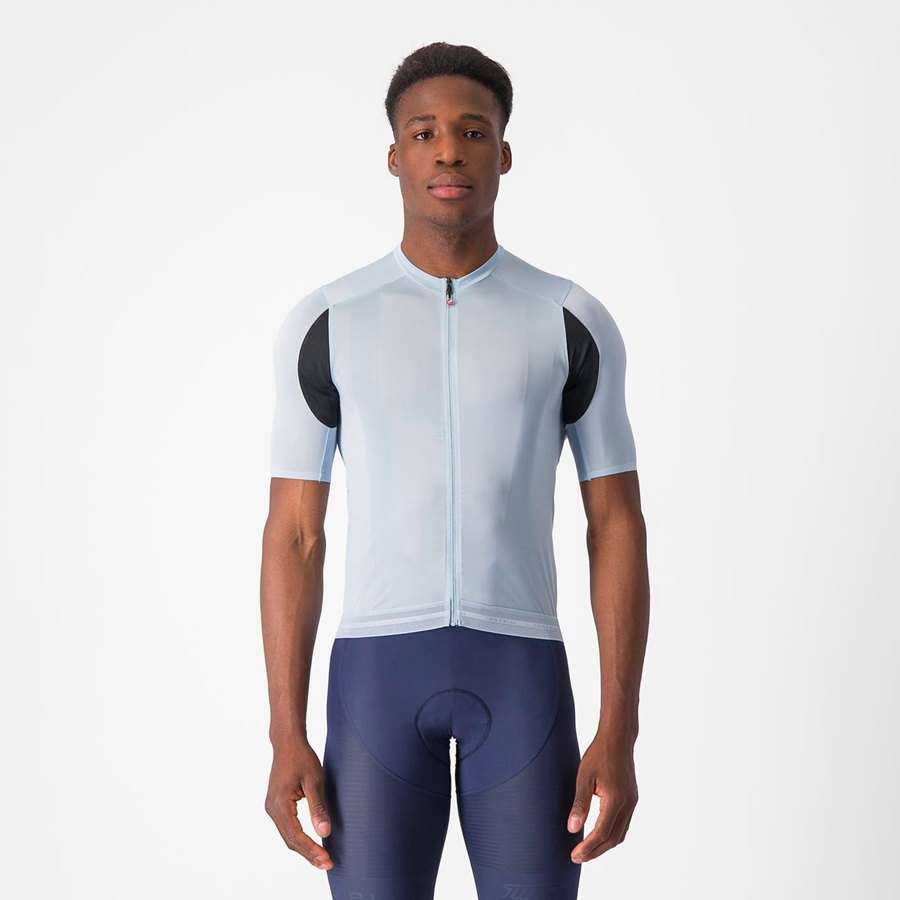 Castelli SUPERLEGGERA 3 Men Jersey Blue | DFPK53827