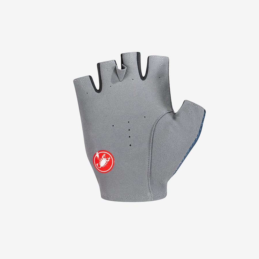 Castelli SUPERLEGGERA SUMMER. Men Gloves Blue | PMWS15389