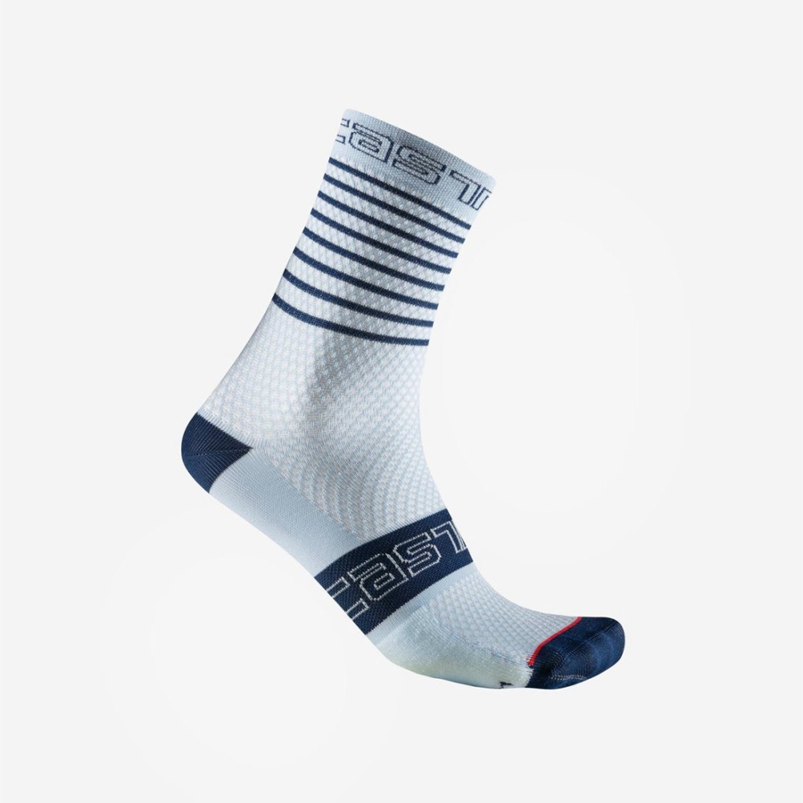 Castelli SUPERLEGGERA W 12 Women Socks Blue | BAVT31685