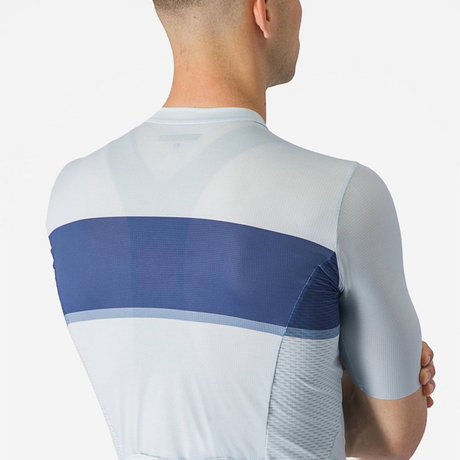 Castelli TRADIZIONE Men Jersey Blue / Blue / Grey | EKGB16407