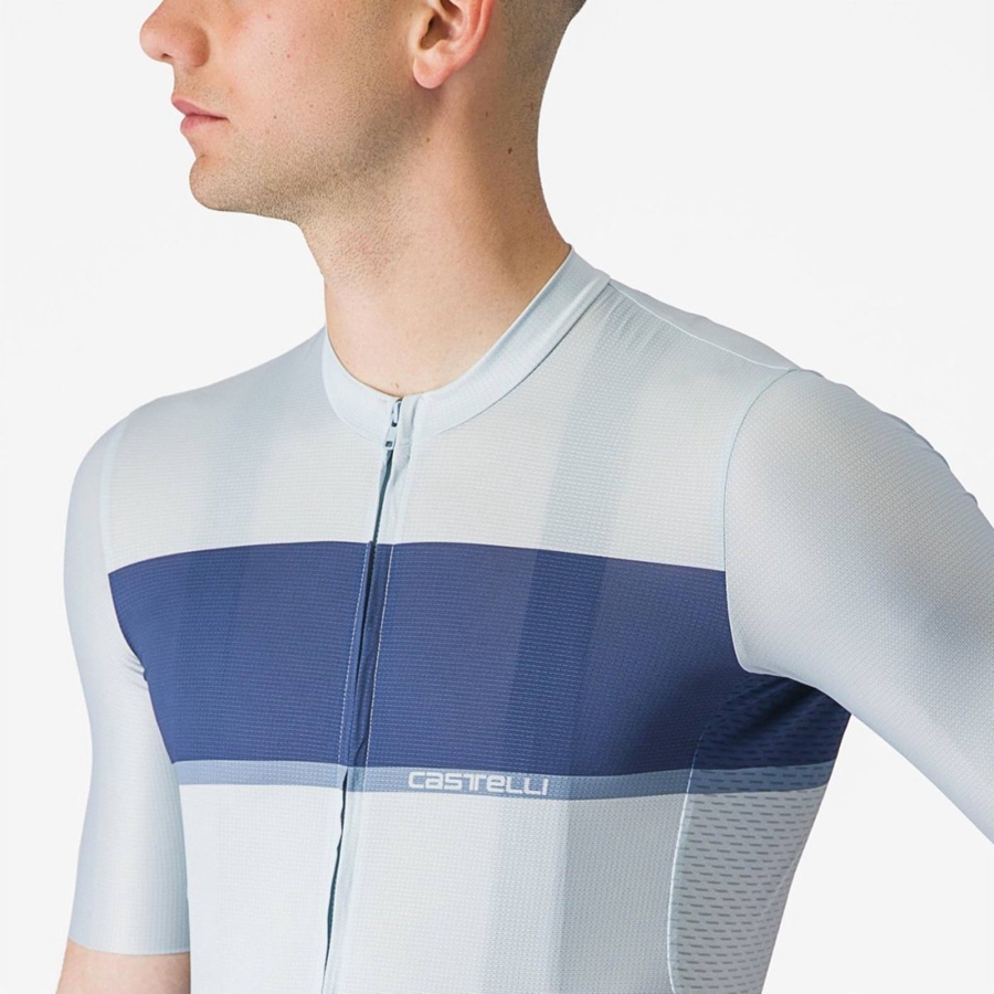 Castelli TRADIZIONE Men Jersey Blue / Blue / Grey | EKGB16407