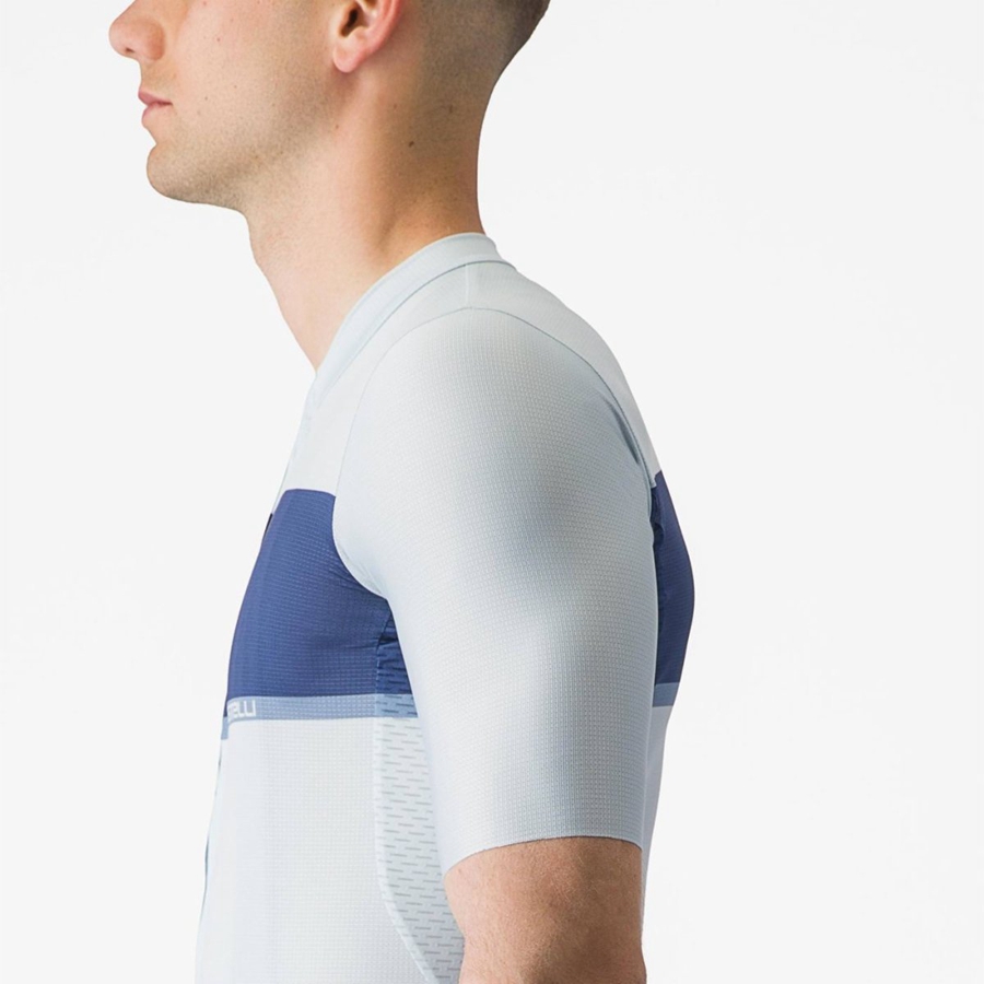 Castelli TRADIZIONE Men Jersey Blue / Blue / Grey | EKGB16407