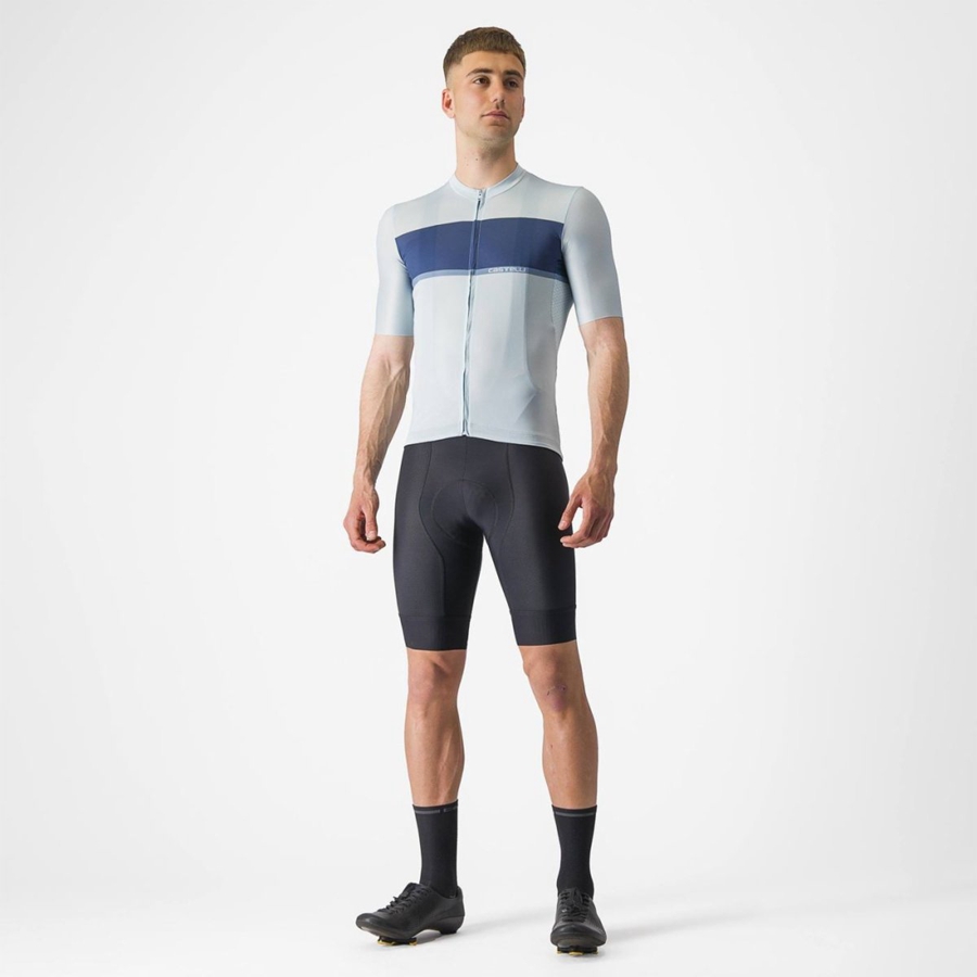 Castelli TRADIZIONE Men Jersey Blue / Blue / Grey | EKGB16407