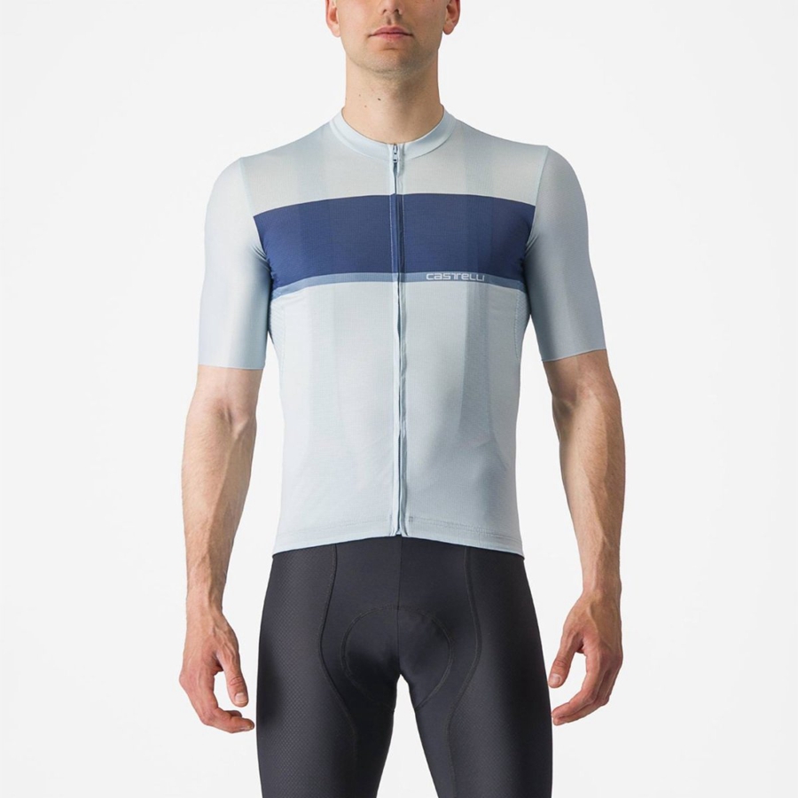 Castelli TRADIZIONE Men Jersey Blue / Blue / Grey | EKGB16407